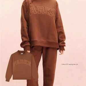 NWB PARKE TONAL COLLECTION MOCHA SIZE XXL